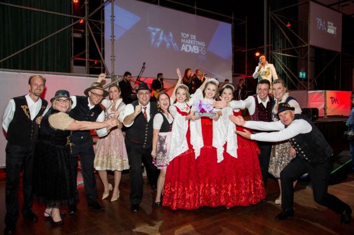 Comemoração pela premiação