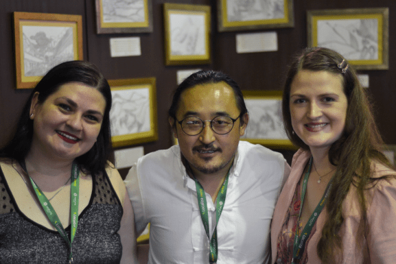 Lançamento Memorial - Ogyen Shak com as ilustradoras Martina e Milena Viegas