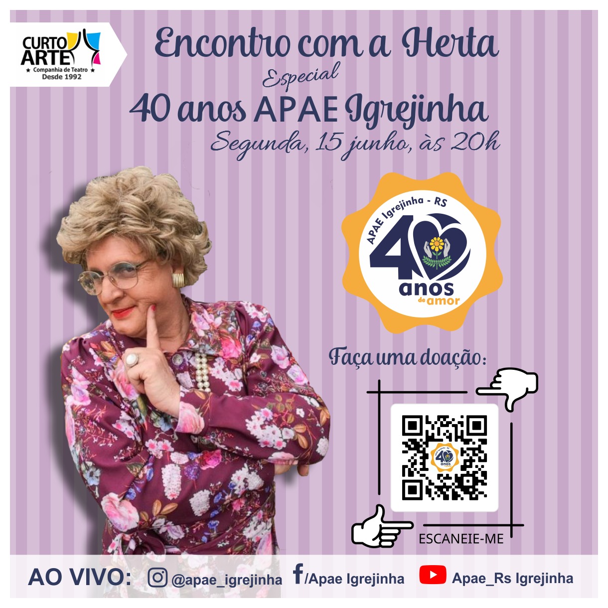 Apae promove encontro com a Herta