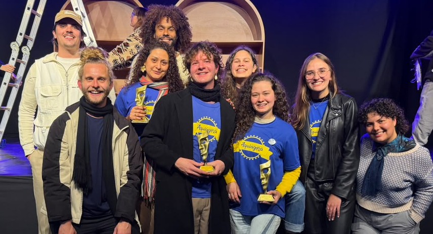 Grupo de Teatro Aquiagora, de Três Coroas, conquista três prêmios em evento nacional de teatro