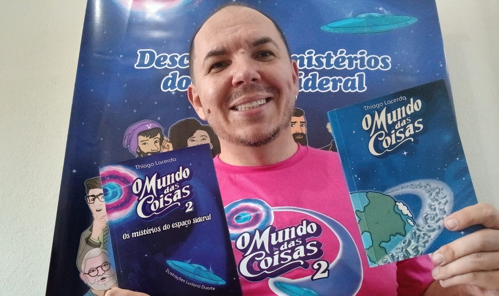 Professor e escritor Thiago Lacerda é o patrono da 23ª Feira do Livro de Igrejinha